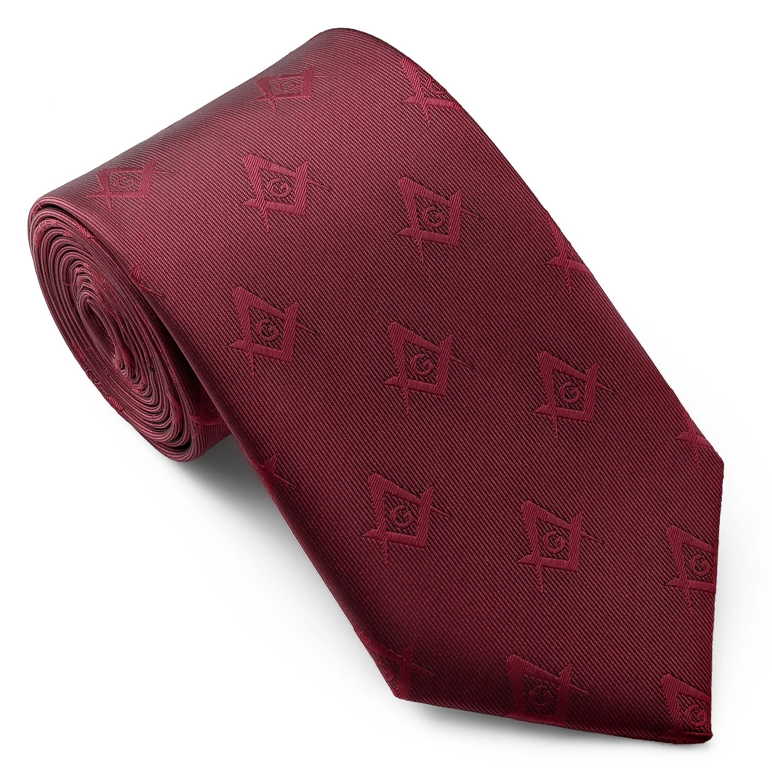 HAWSON Masonic Necktie for Men – Compass & G Letter Freemason Design (8cm)