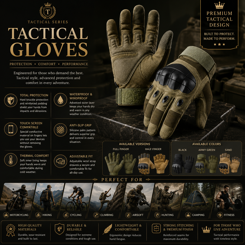 Tactical Outdoor Motorcycle Gloves®