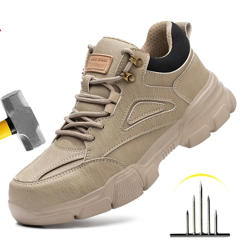 Men’s Safety Shoes with Steel Toe – Indestructible Protective Work Footwear