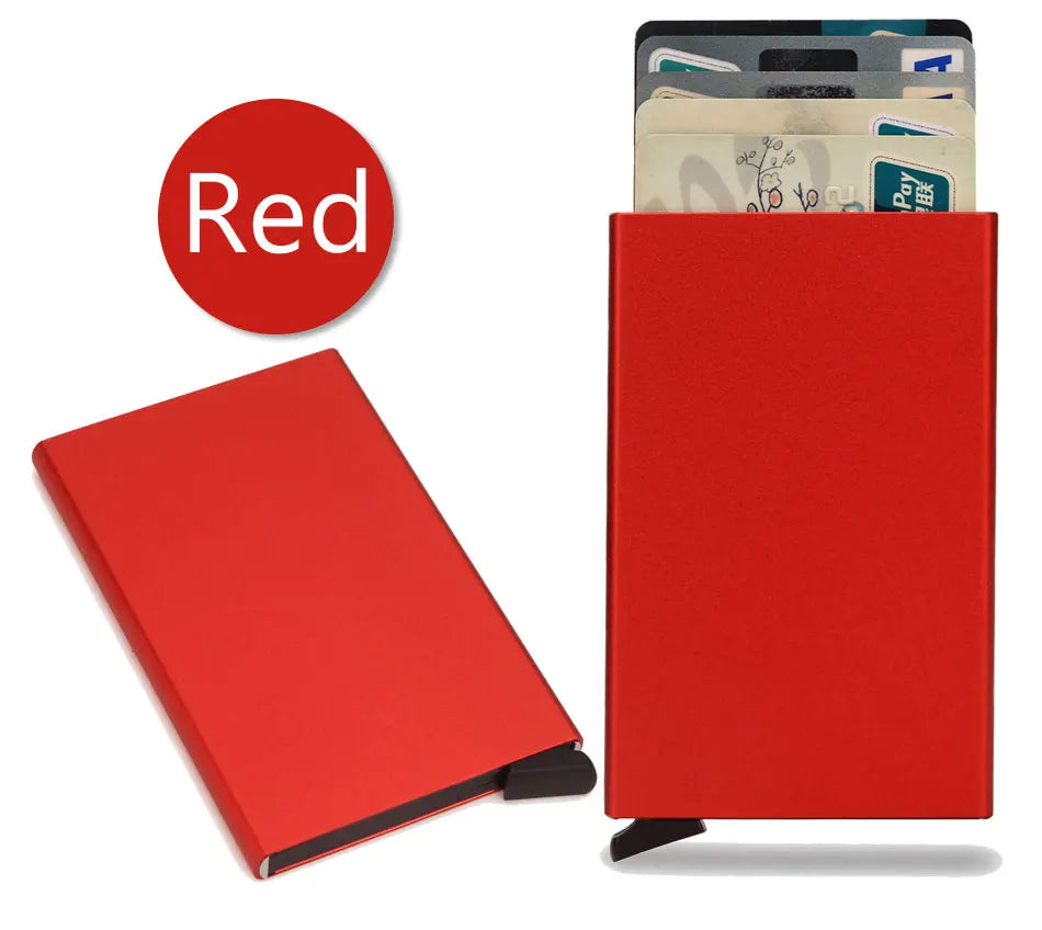 Smart Wallet – Slim Metal Card Holder for Men & Women