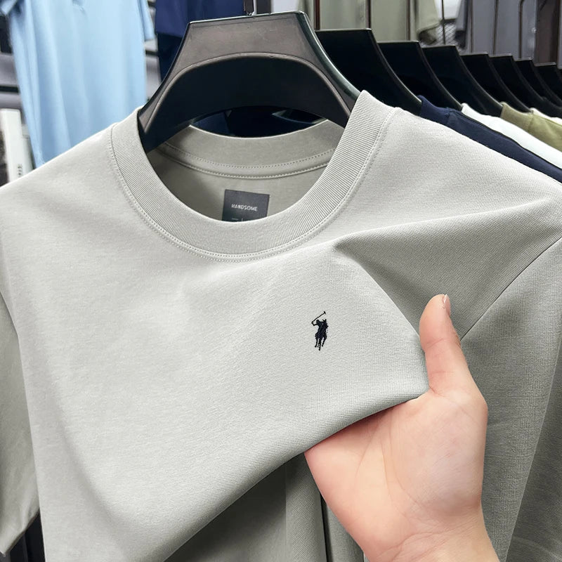 Men’s Silky Cotton T-Shirt – Breathable, Stylish & Comfortable Summer Wear