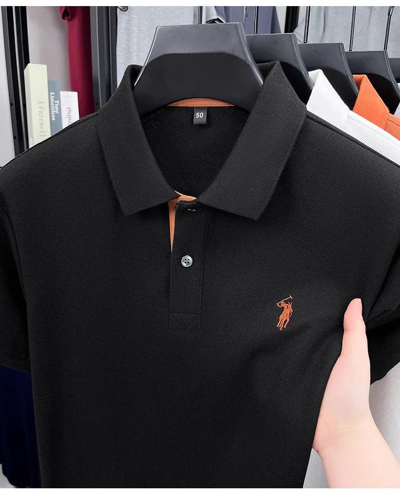 Men’s Cotton Polo with Embroidery