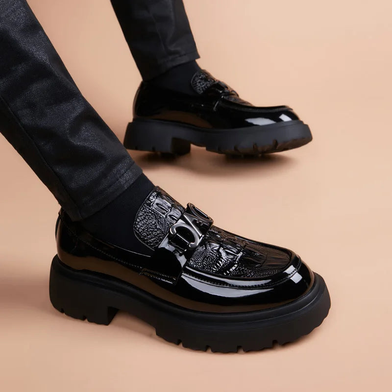 Luxury Men’s Leather Oxford Shoes – Business, Casual & Formal Comfort