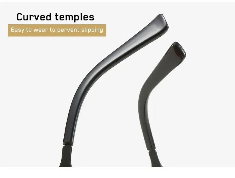 Retro Polarized Sunglasses – Metal Frame UV400 Protection