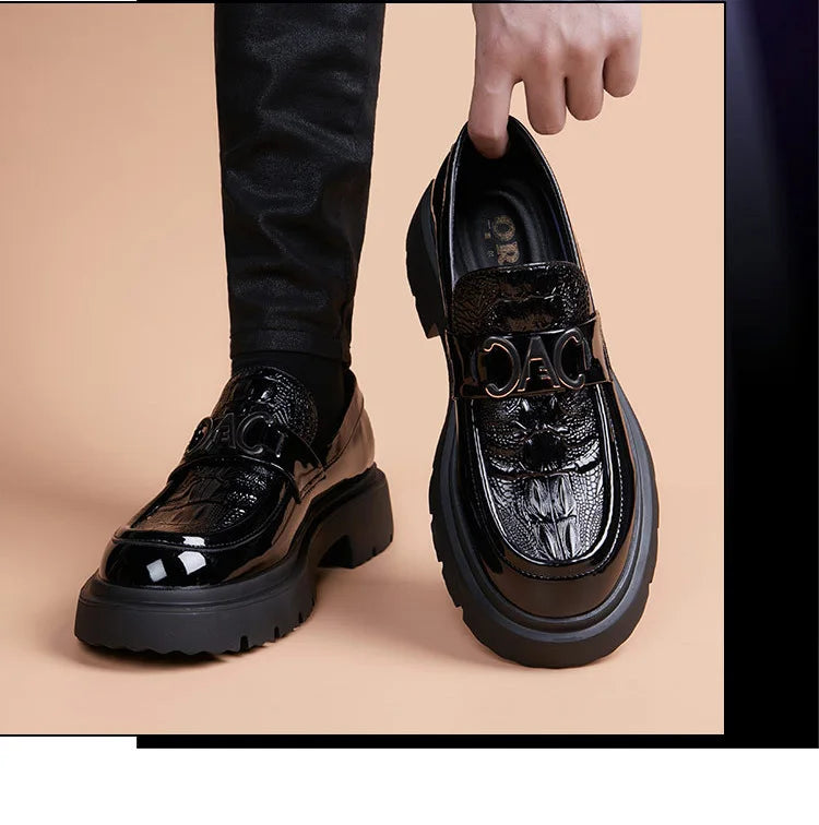 Luxury Men’s Leather Oxford Shoes – Business, Casual & Formal Comfort