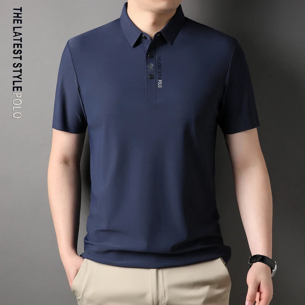Ice Silk Premium Polo Shirt – Casual & Business