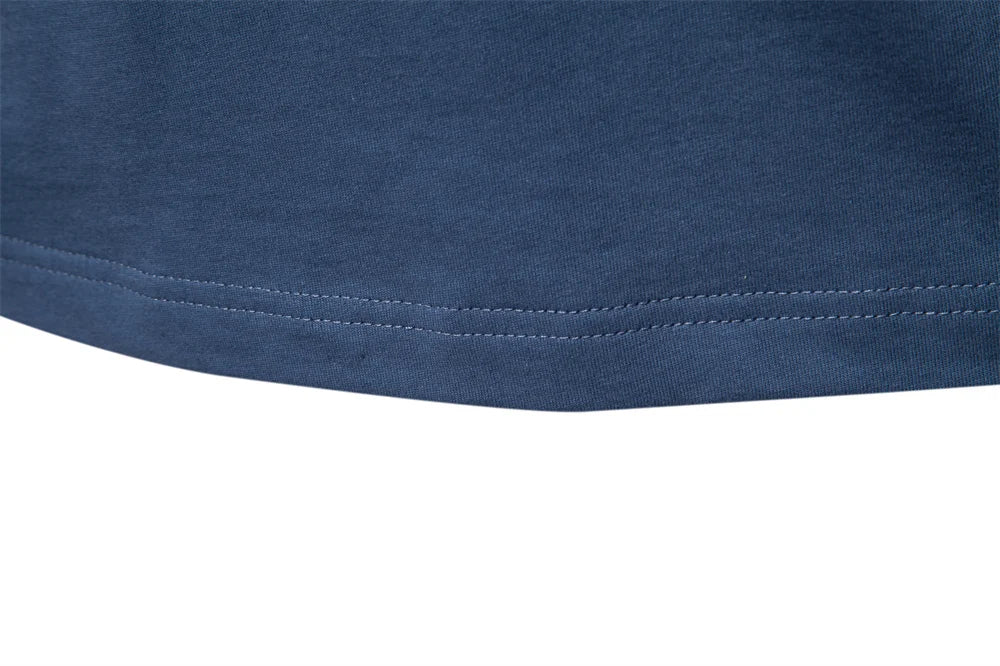 Men’s Long Sleeve Cotton T-Shirt AIOPESON  – Casual Henley Collar Basic Tee