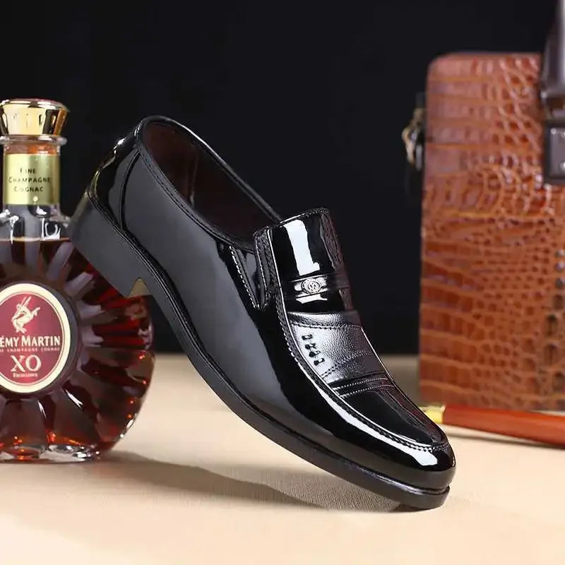 Men’s Dress Shoes – Classic Slip-On Formal Loafers for Business & Wedding