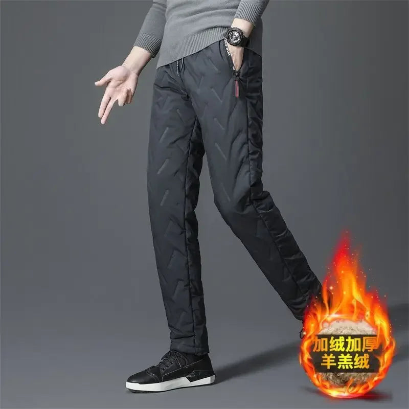 Winter Lambswool Warm Pants – Men’s Fleece Joggers