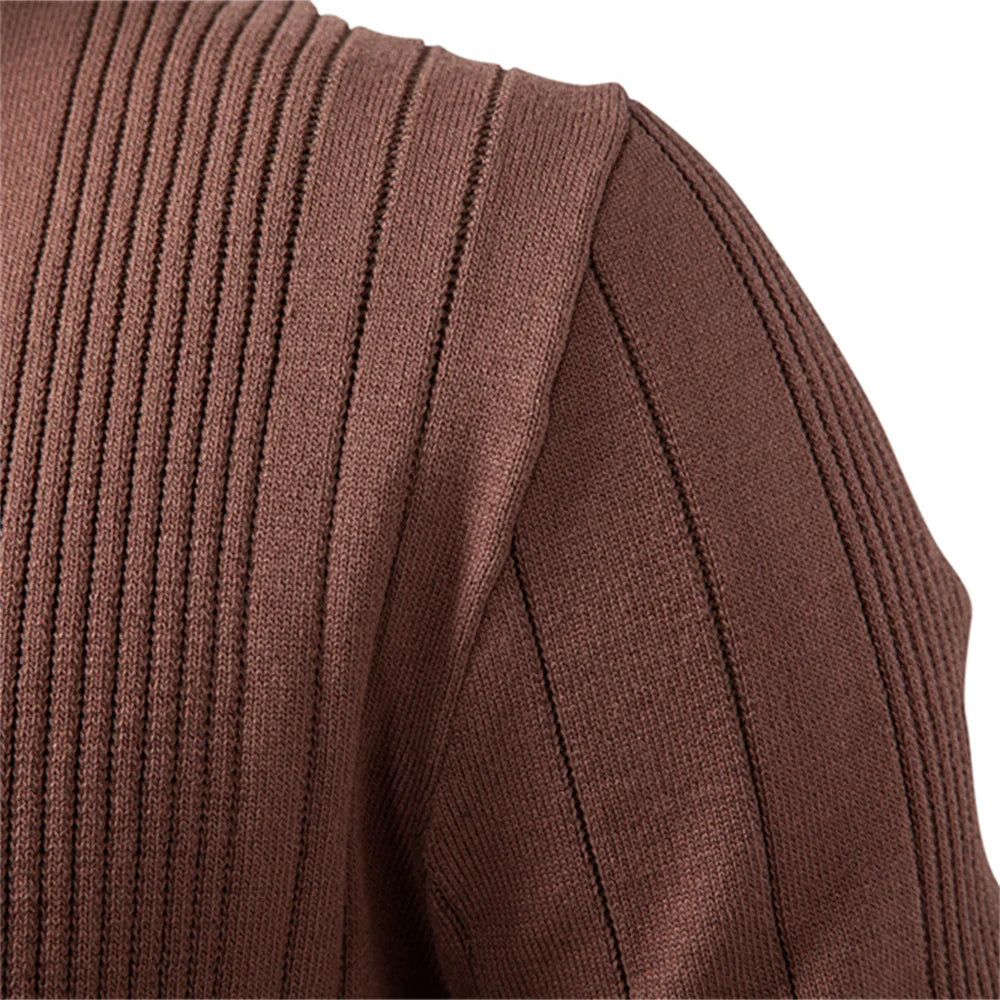 Men’s Long Sleeve Button-Down Polo Shirt – Autumn/Winter Collection