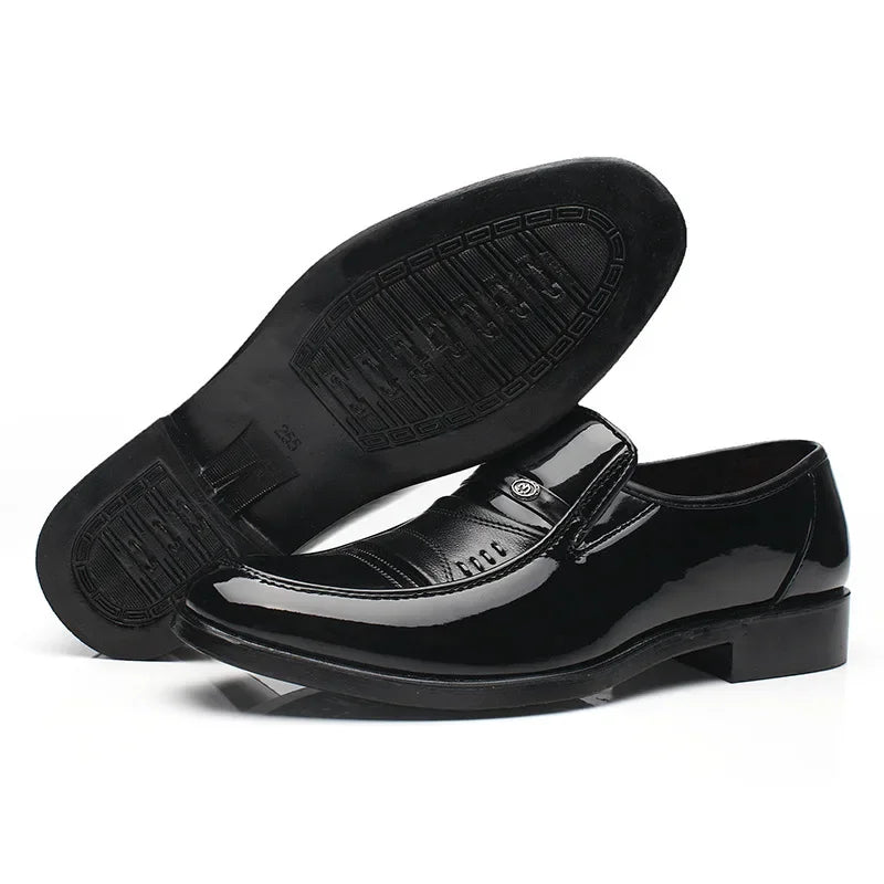 Men’s Dress Shoes – Classic Slip-On Formal Loafers for Business & Wedding