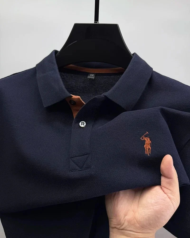 Men’s Cotton Polo with Embroidery