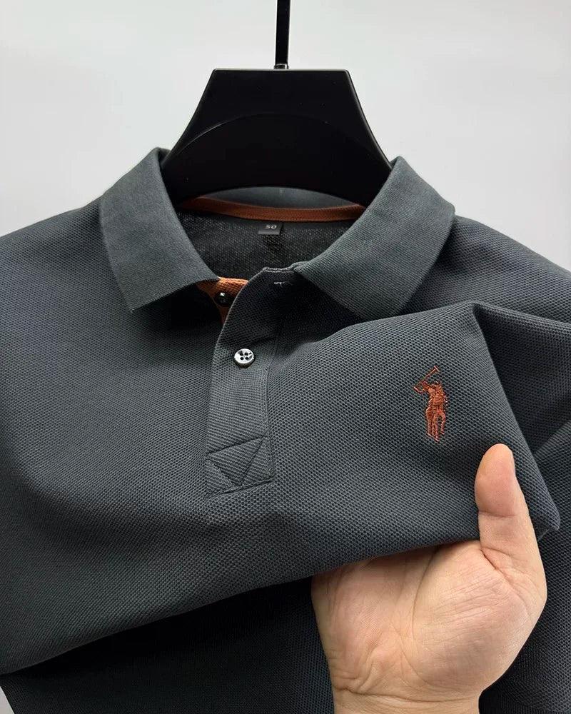 Men’s Cotton Polo with Embroidery