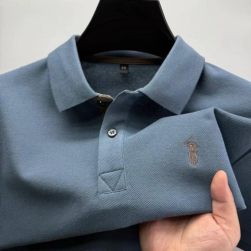 Men’s Cotton Polo with Embroidery