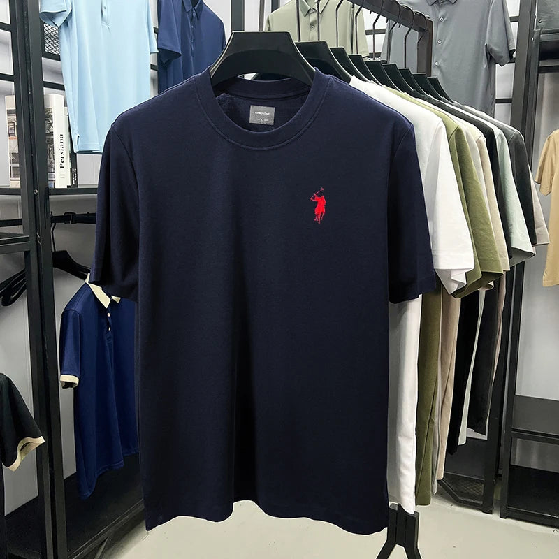 Men’s Silky Cotton T-Shirt – Breathable, Stylish & Comfortable Summer Wear