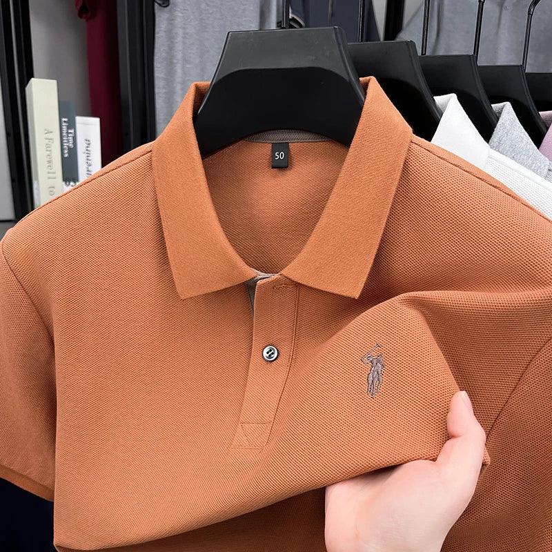 Men’s Cotton Polo with Embroidery