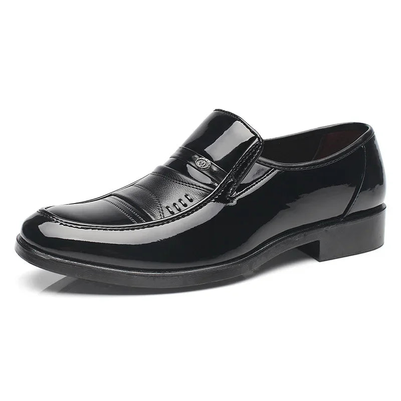 Men’s Dress Shoes – Classic Slip-On Formal Loafers for Business & Wedding