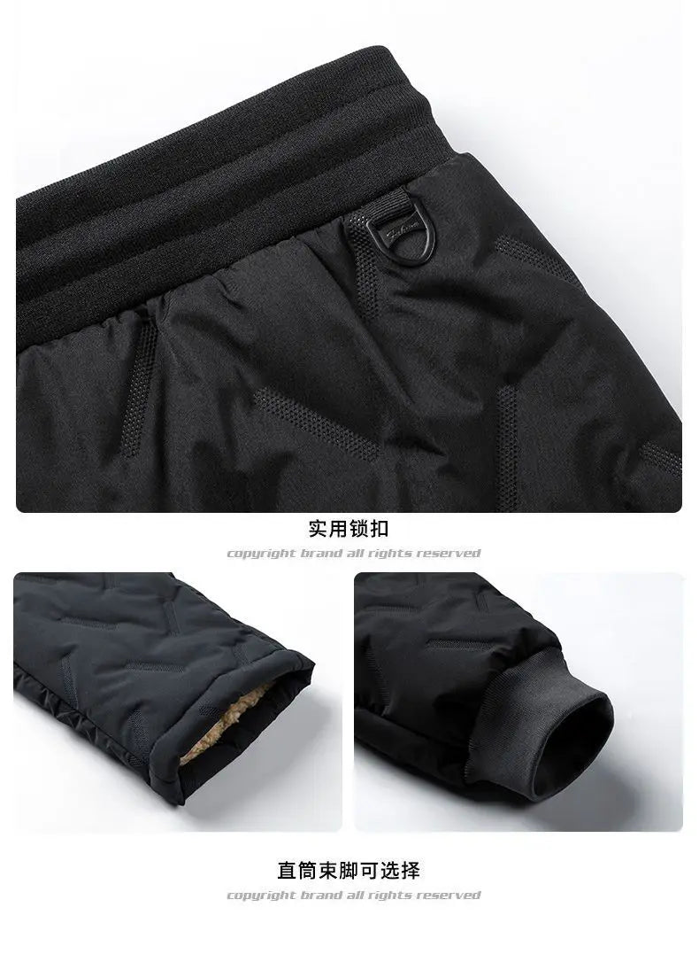 Winter Lambswool Warm Pants – Men’s Fleece Joggers