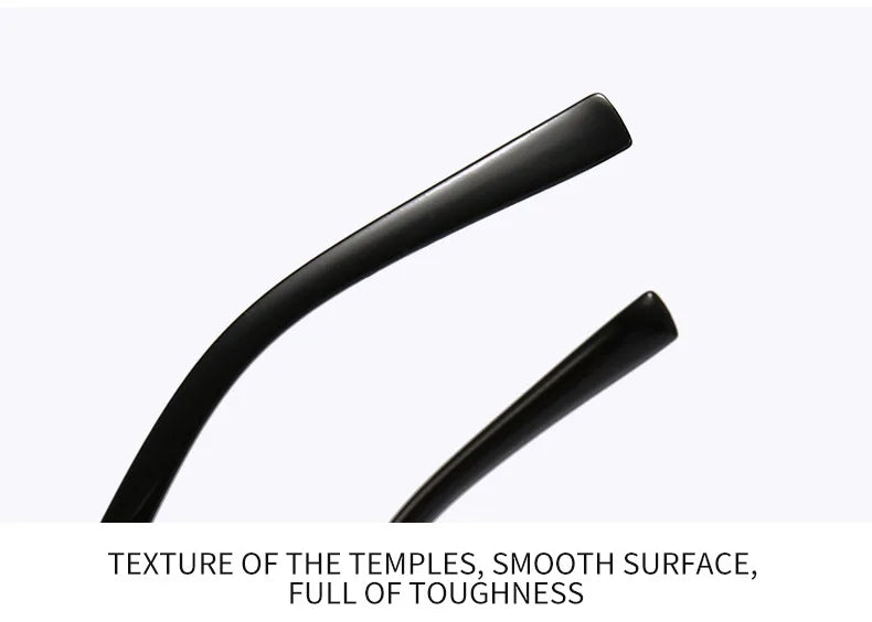 Rimless Rectangle Sunglasses – Fashionable Shades