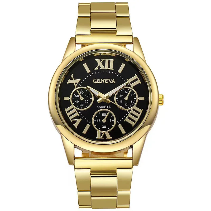 Classic Luxury Men’s Stainless Steel Watch – Elegant Design