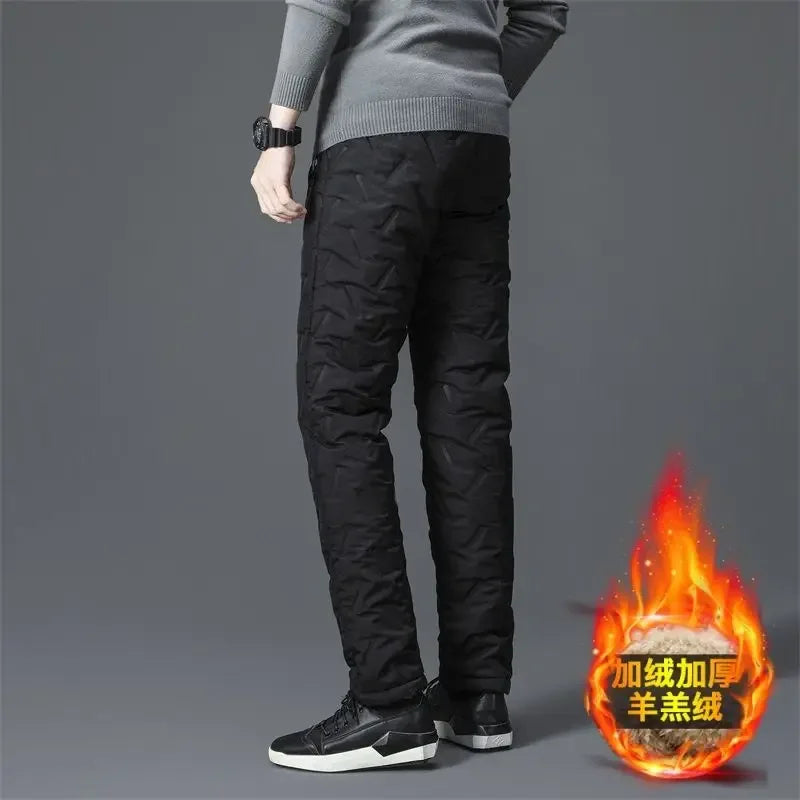 Winter Lambswool Warm Pants – Men’s Fleece Joggers