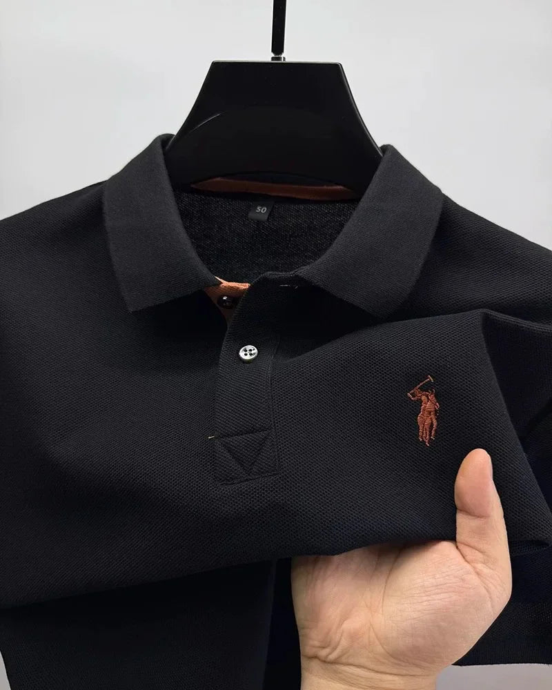 Men’s Cotton Polo with Embroidery
