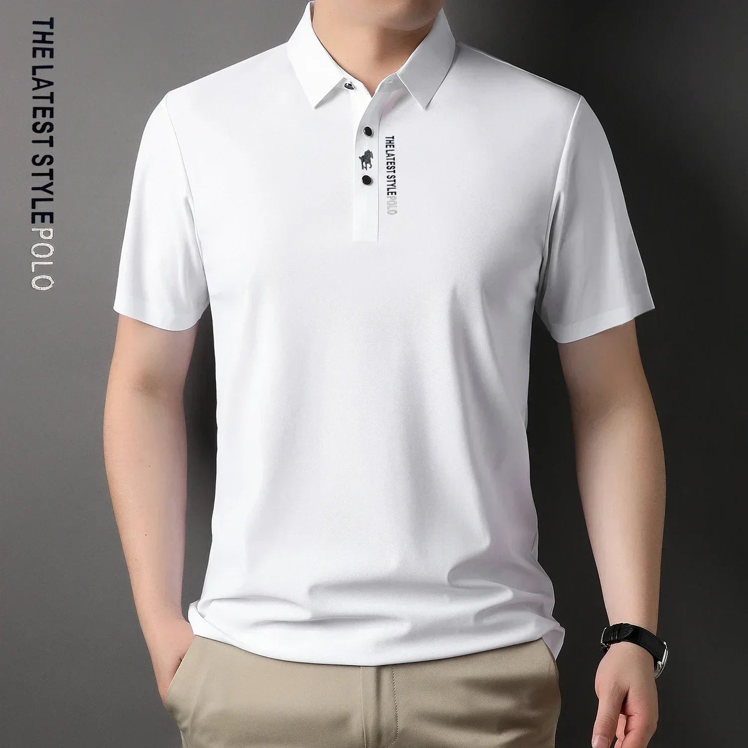 Ice Silk Premium Polo Shirt – Casual & Business