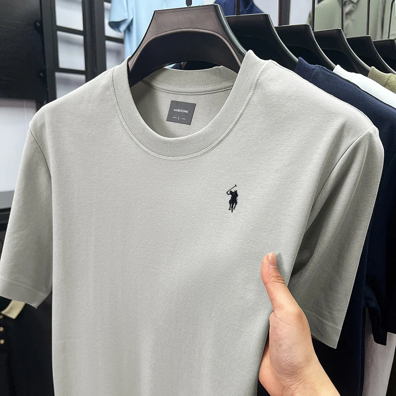 Men’s Silky Cotton T-Shirt – Breathable, Stylish & Comfortable Summer Wear