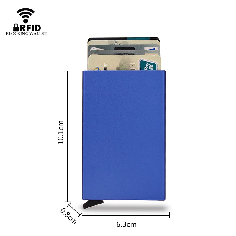 Smart Wallet – Slim Metal Card Holder for Men & Women
