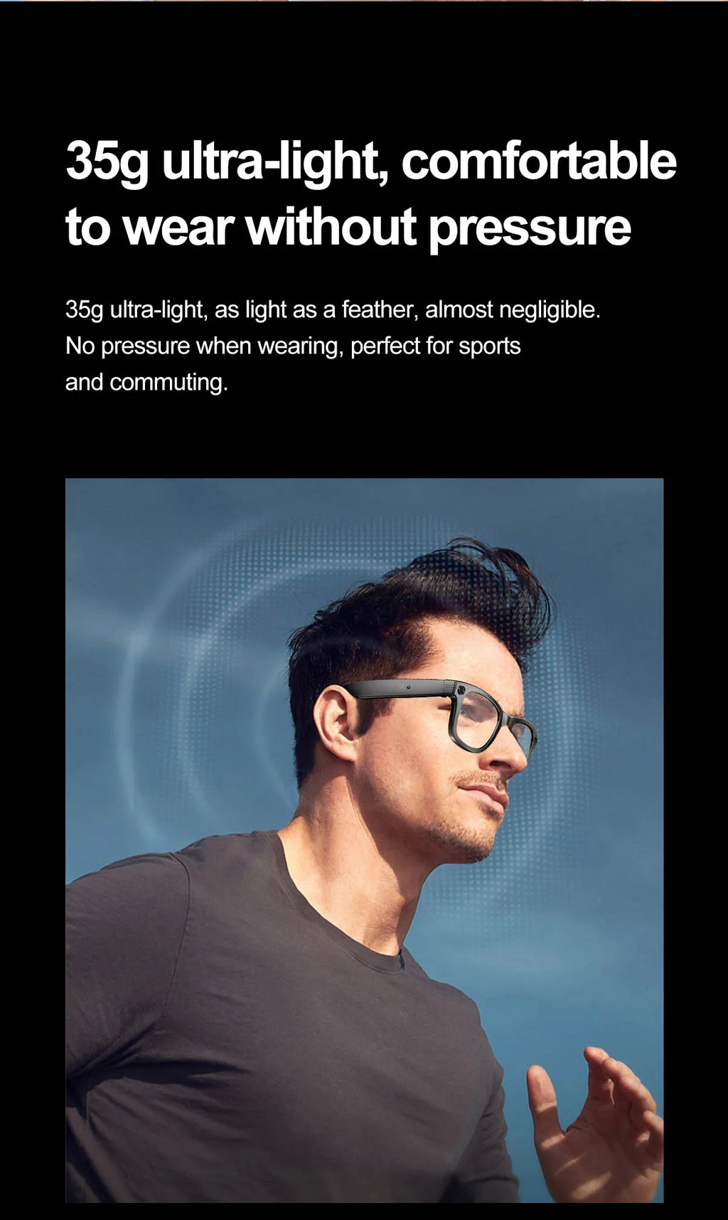 AI Smart Photochromic Glasses 4K  – Camera, Bluetooth Call, Music & Real-Time Translation