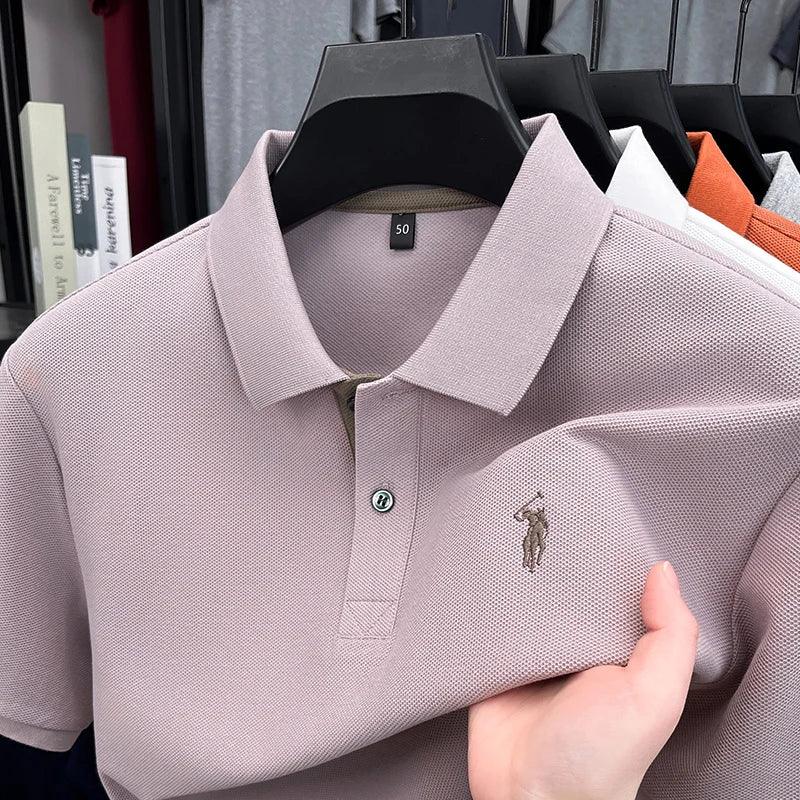Men’s Cotton Polo with Embroidery