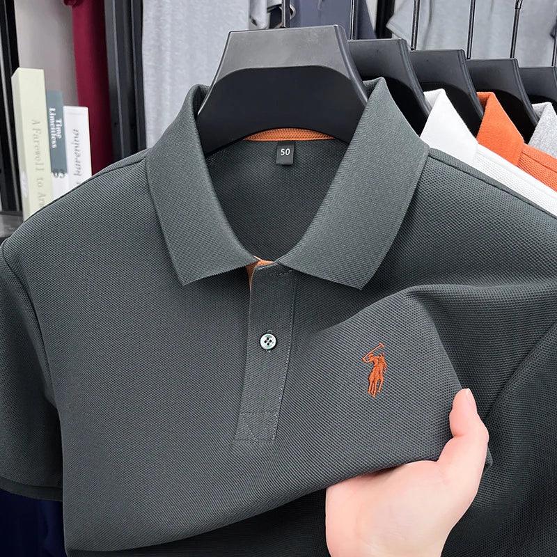 Men’s Cotton Polo with Embroidery