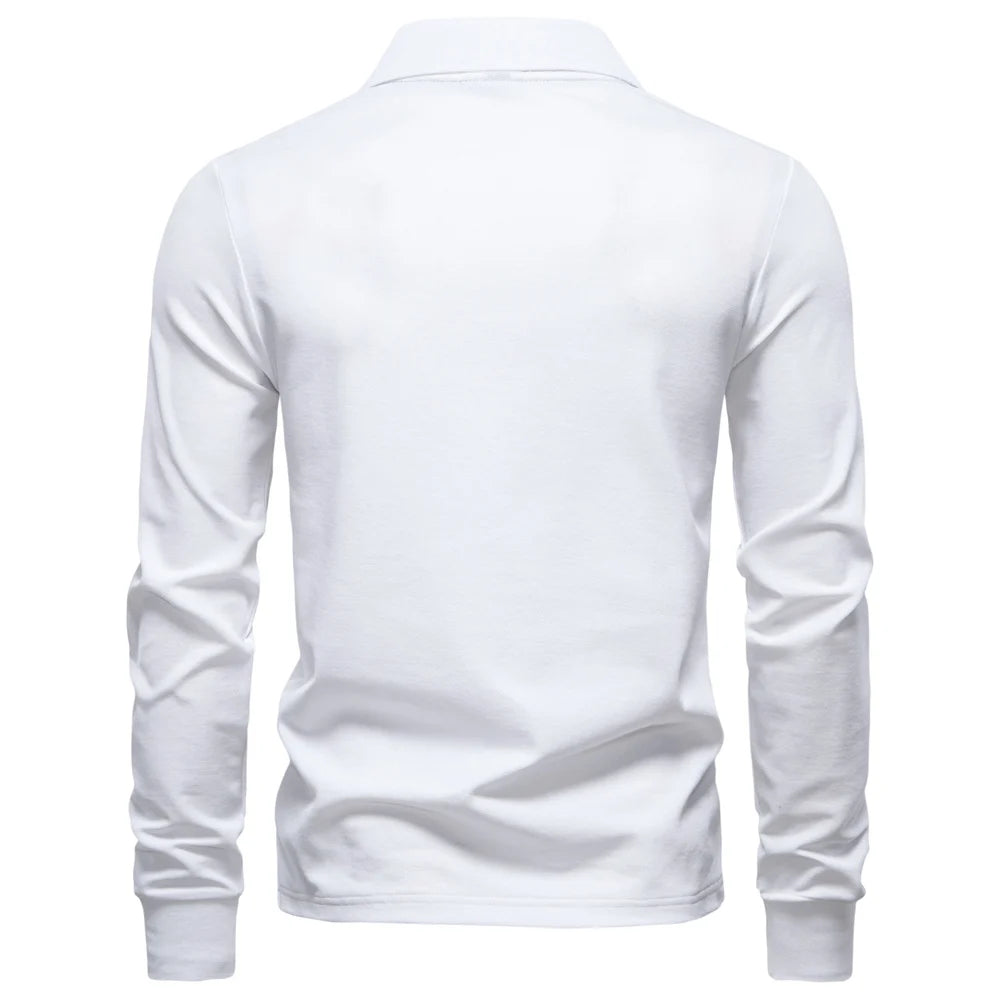 Men’s Sweater AIOPESON – Long Sleeve Business Casual Cotton Blend