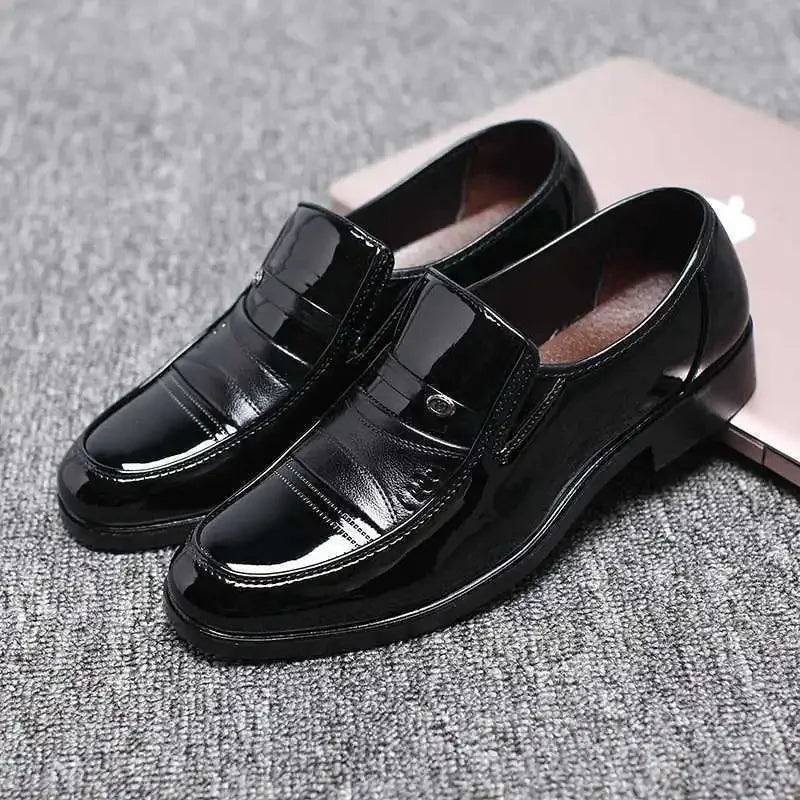 Men’s Dress Shoes – Classic Slip-On Formal Loafers for Business & Wedding