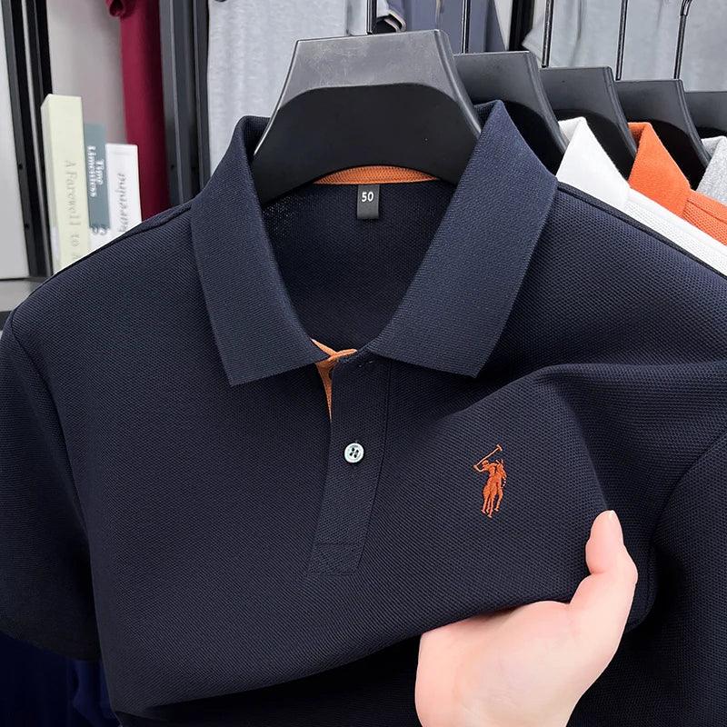 Men’s Cotton Polo with Embroidery