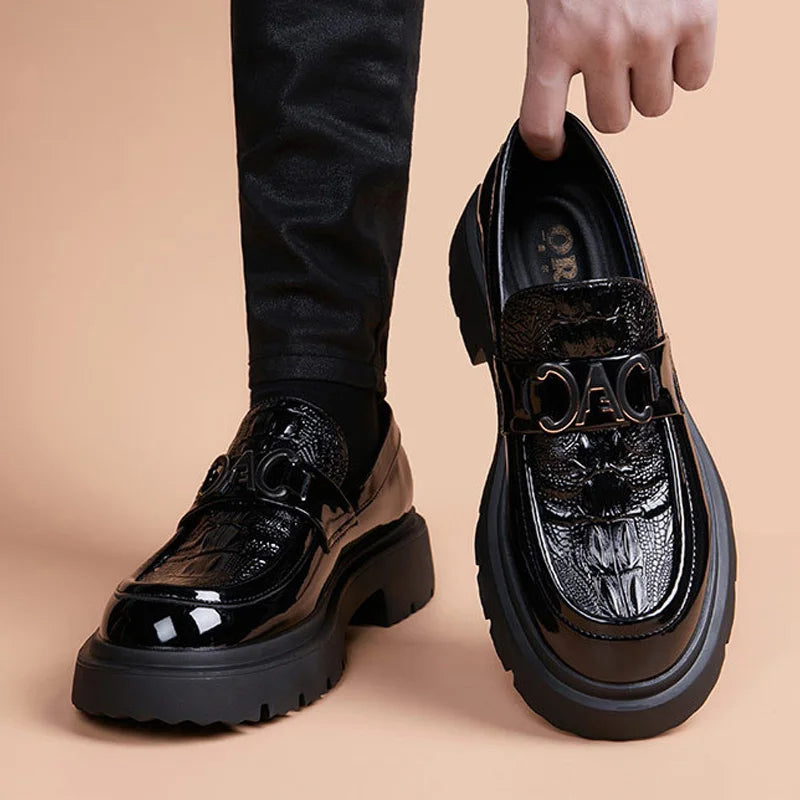 Luxury Men’s Leather Oxford Shoes – Business, Casual & Formal Comfort