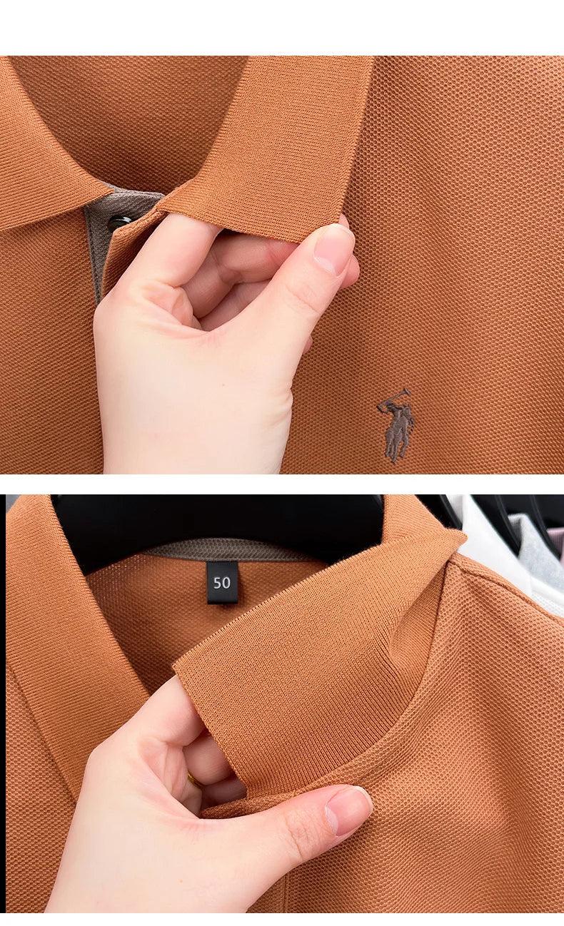 Men’s Cotton Polo with Embroidery