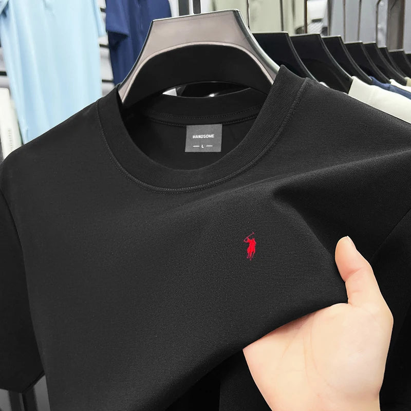 Men’s Silky Cotton T-Shirt – Breathable, Stylish & Comfortable Summer Wear