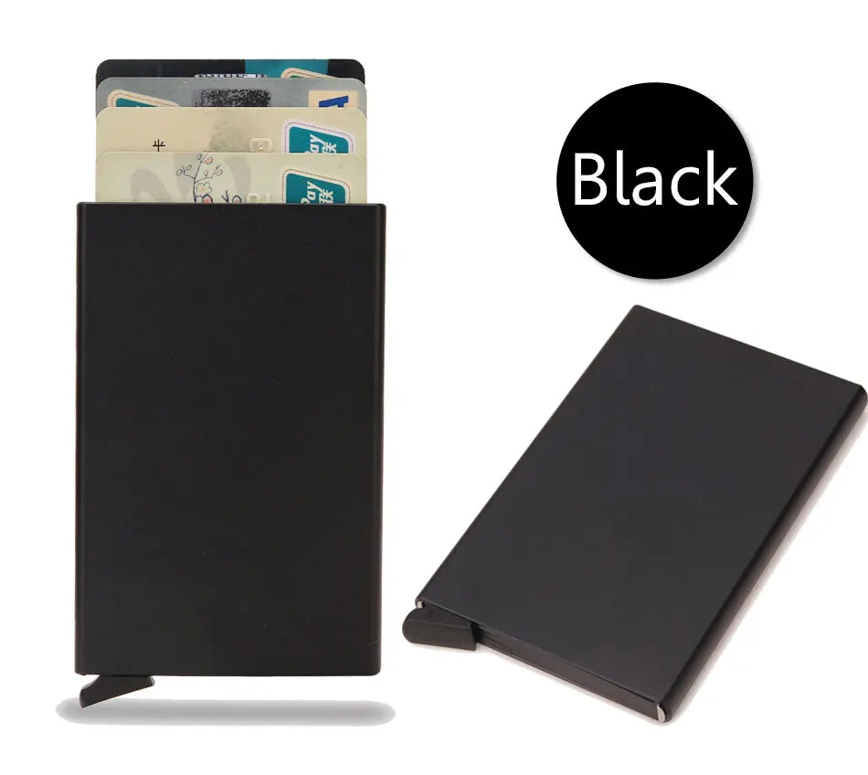 Smart Wallet – Slim Metal Card Holder for Men & Women