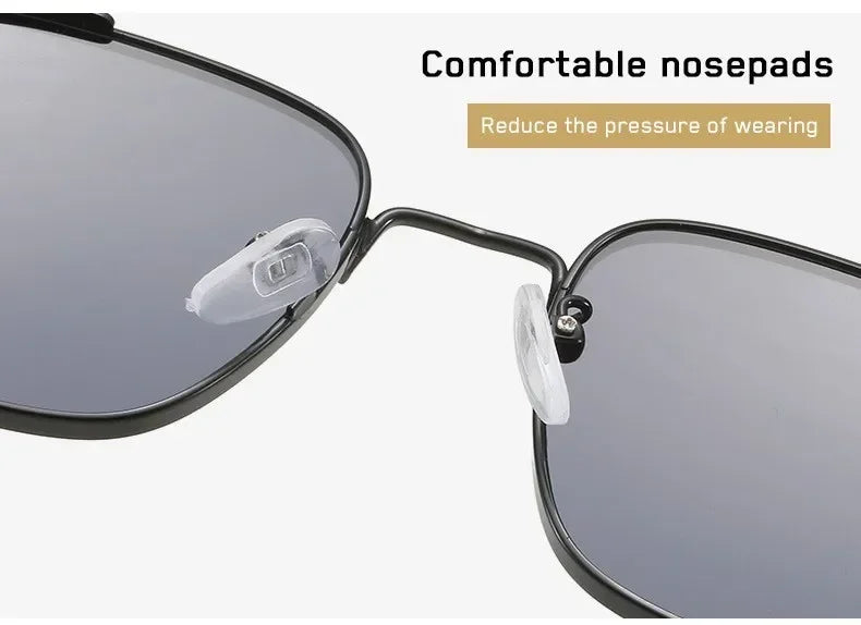 Retro Polarized Sunglasses – Metal Frame UV400 Protection