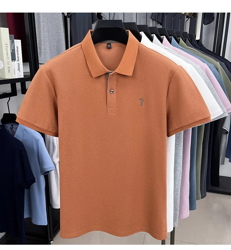 Men’s Cotton Polo with Embroidery