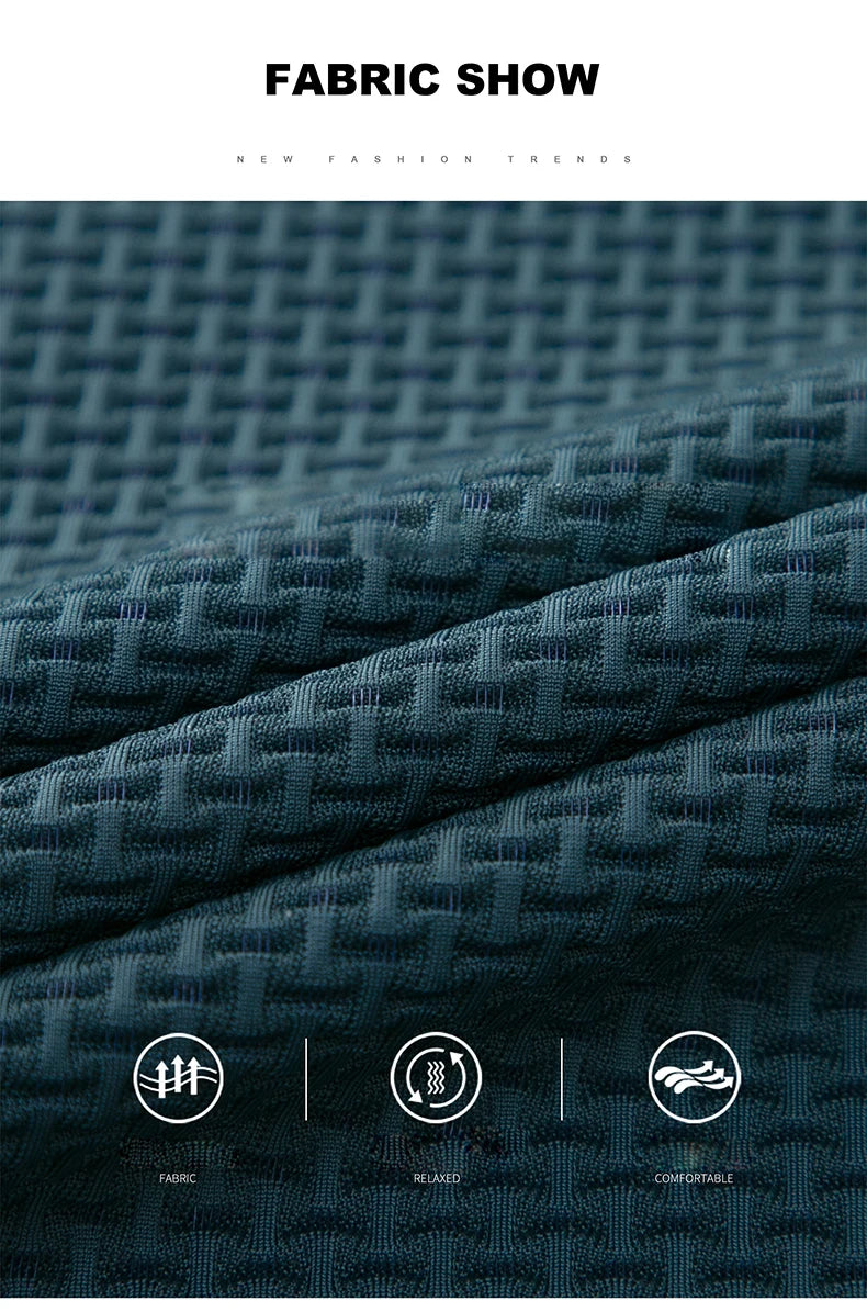 Men’s Ice Silk Polo Shirt – Breathable, Wrinkle-Resistant Summer Top