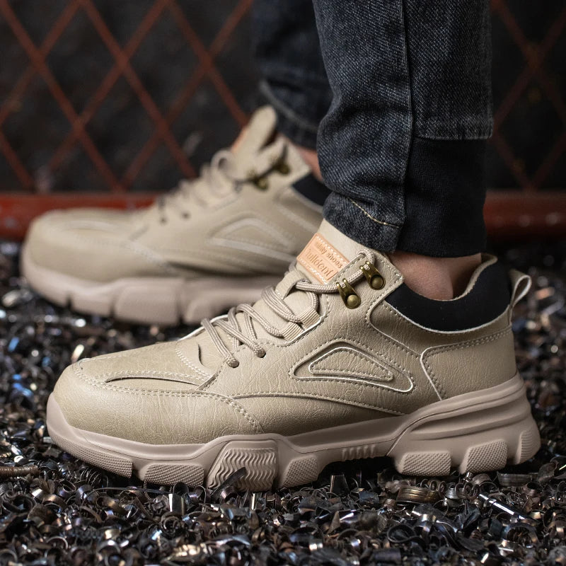 Men’s Safety Shoes with Steel Toe – Indestructible Protective Work Footwear