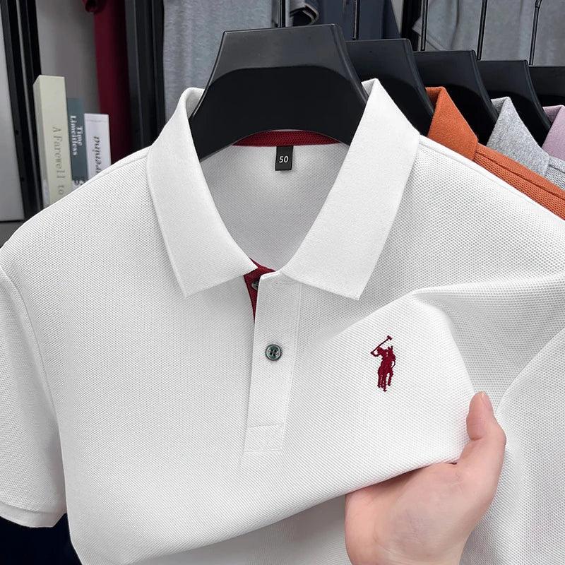 Men’s Cotton Polo with Embroidery