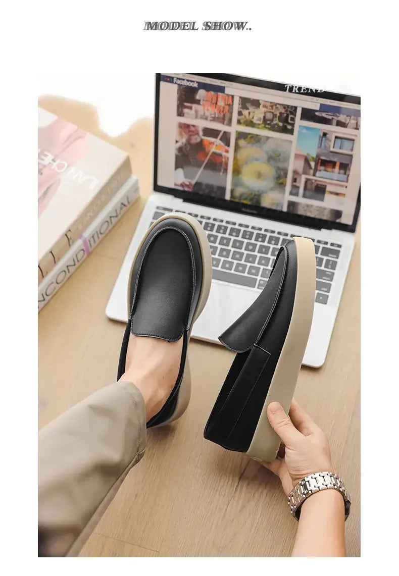 Men’s Leather Oxford Shoes – Lightweight, Comfortable & Stylish Formal Footwear