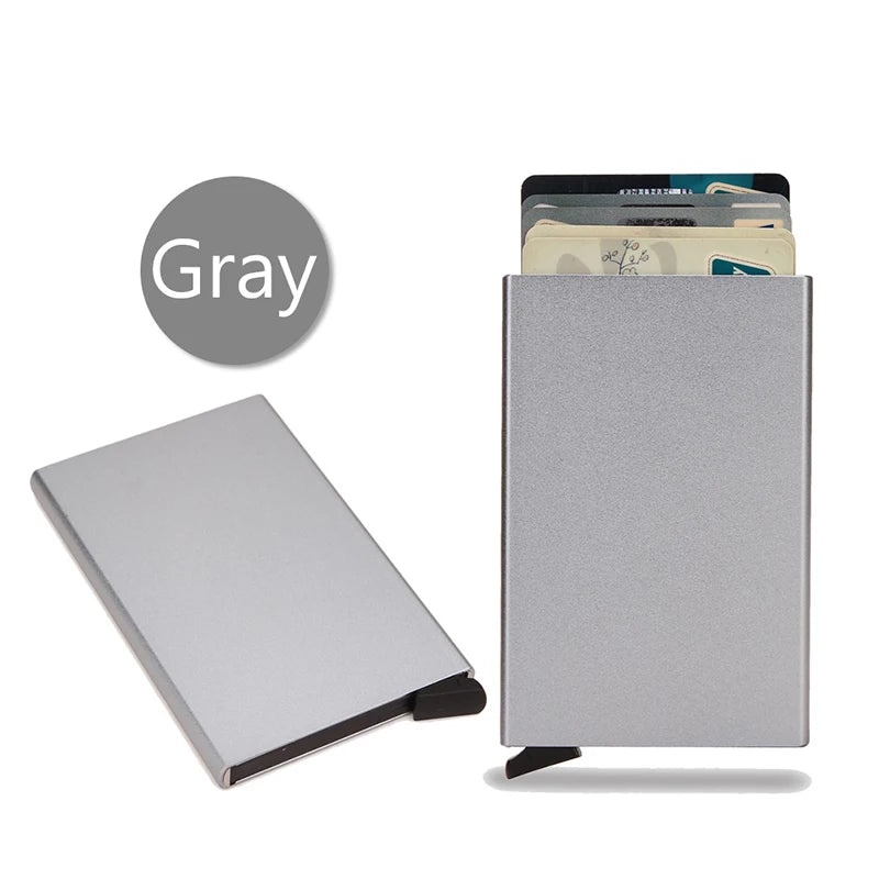 Smart Wallet – Slim Metal Card Holder for Men & Women