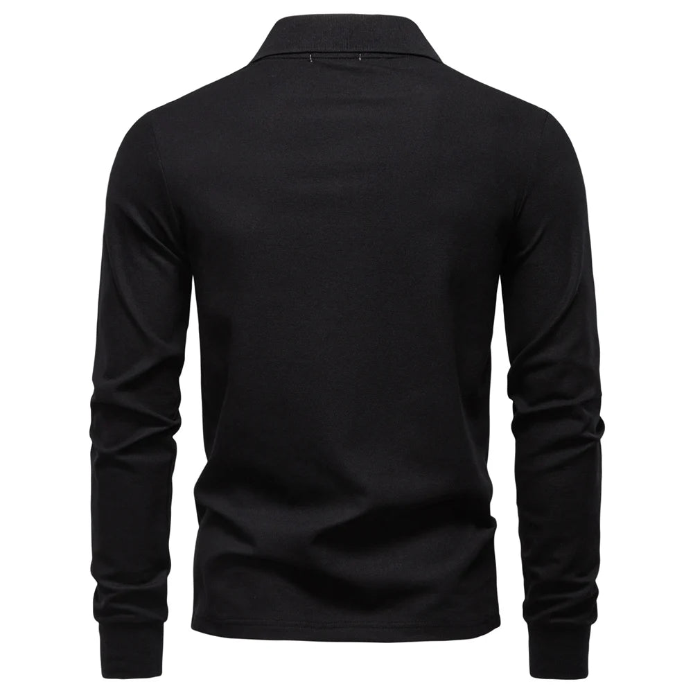 Men’s Sweater AIOPESON – Long Sleeve Business Casual Cotton Blend