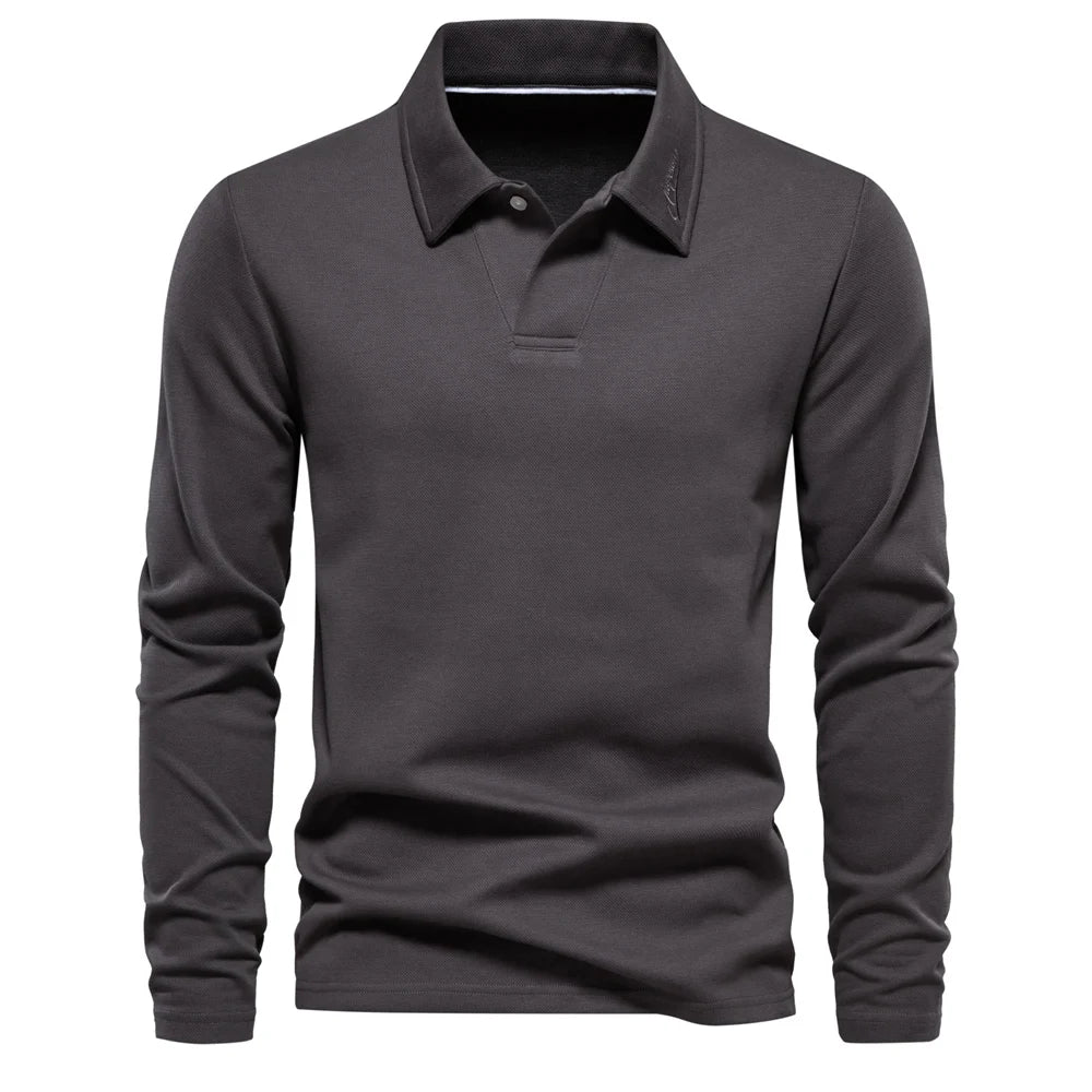 Men’s Embroidered Polo Shirt – Casual Luxury Golf & Social Wear
