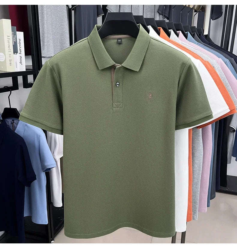 Men’s Cotton Polo with Embroidery