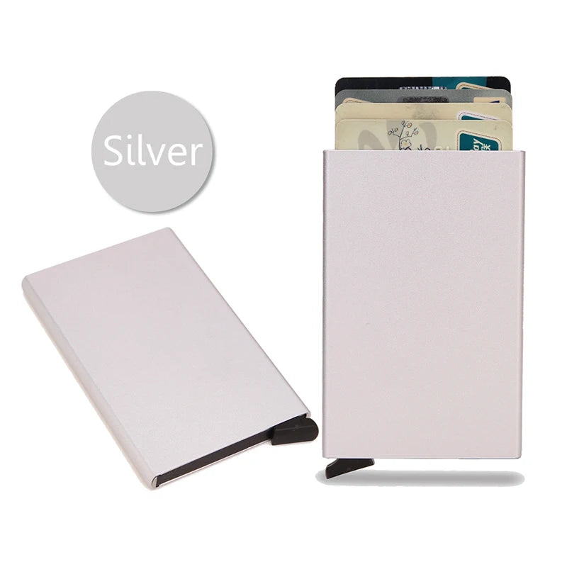 Smart Wallet – Slim Metal Card Holder for Men & Women